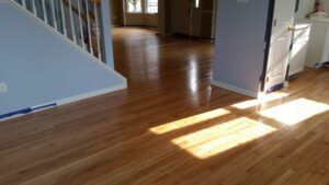 how to refinish hardwood floors with furniture