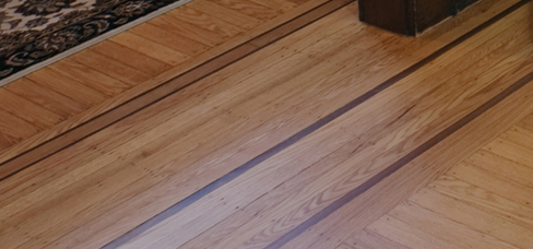 Custom Wood Floor Border Inlays Make Your Floor Stand Out